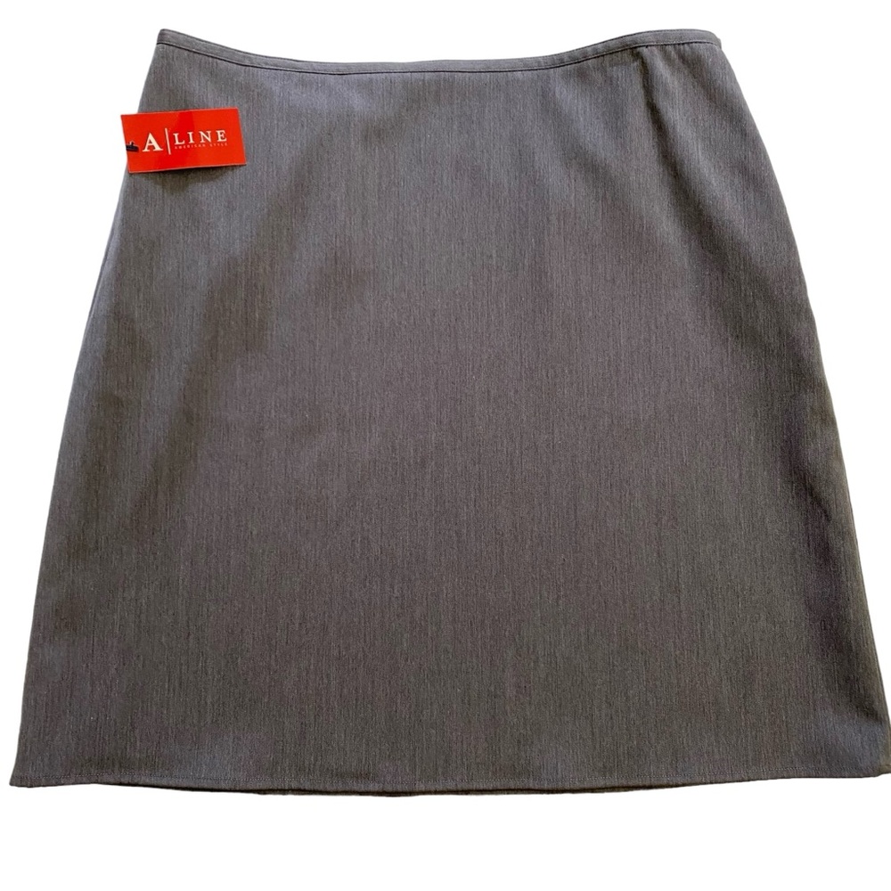 NWT A | Line Business Career Professional Skirt Women’s Size 16 Charcoal Gray